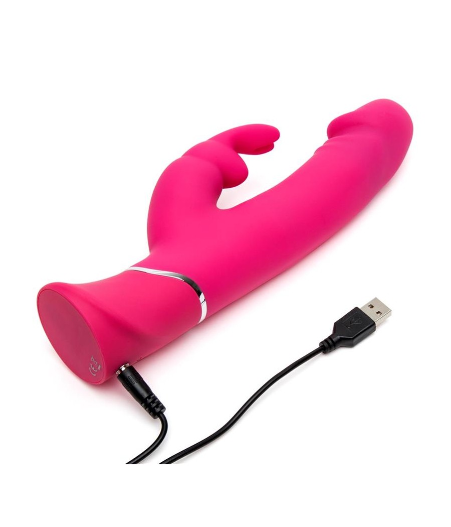 Vibrador Realistic Dual Density Rabbit Rosa