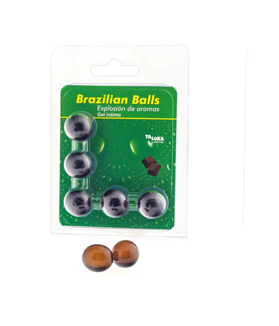 Set 5 Brazilian Balls Explosion Aroma Chocolate