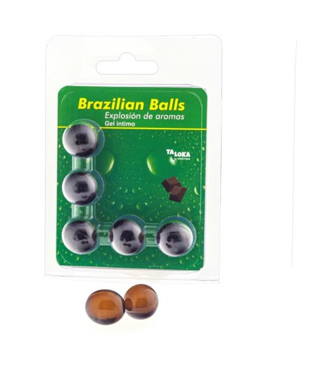 Set 5 Brazilian Balls Explosion Aroma Chocolate