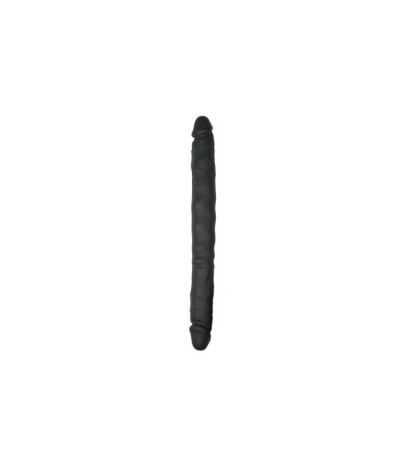 Pene Realístico de Silicona Doble Negro - 30 cm