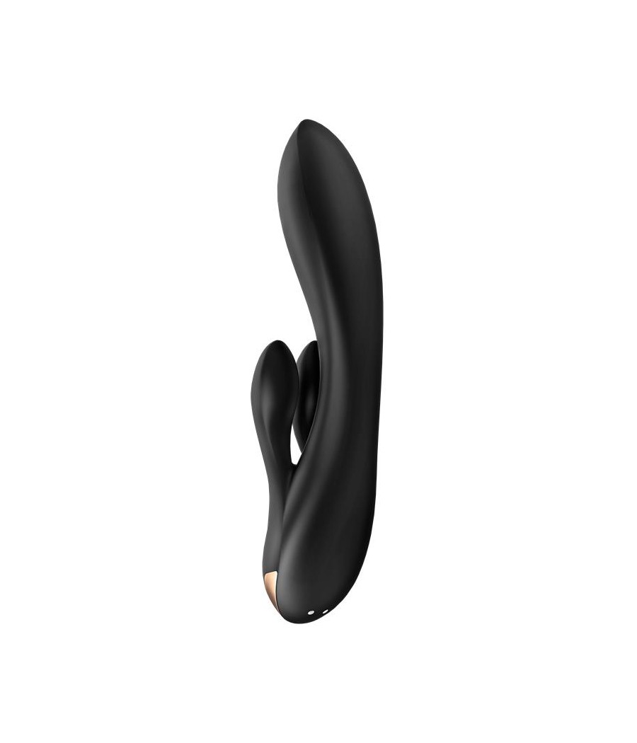 Double Flex Vibrador Punto G 3 Motores Satisfyer APP Connect Negro