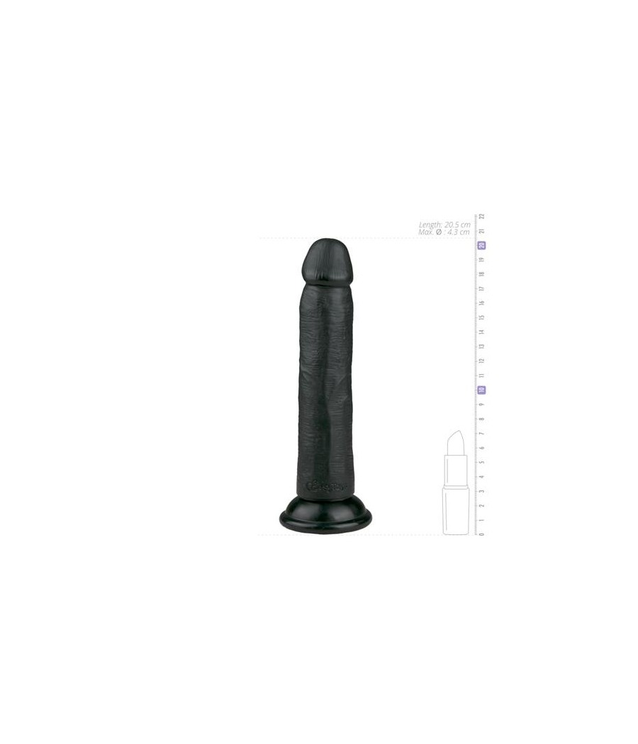 Pene Realistico Negro 205 cm