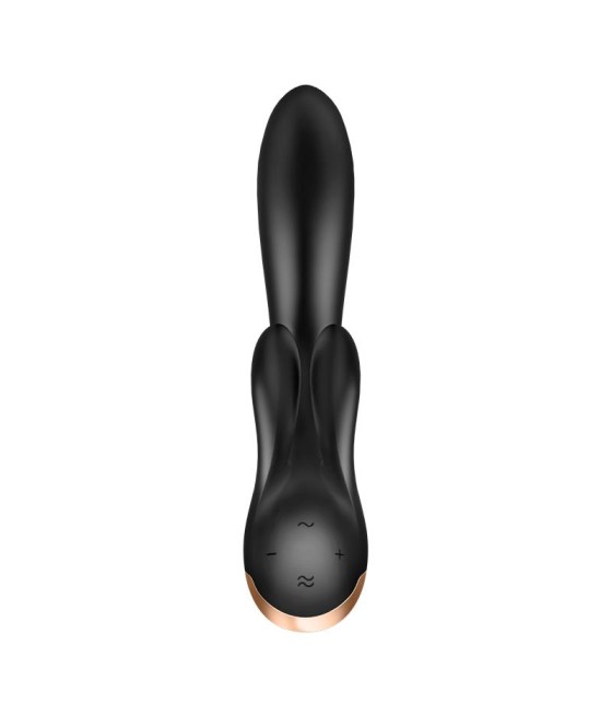 Double Flex Vibrador Punto G 3 Motores Satisfyer APP Connect Negro