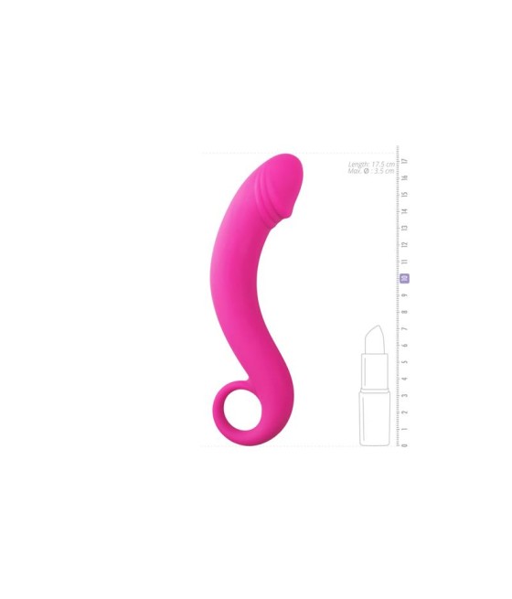 Dildo Rosa Silicona Prostata