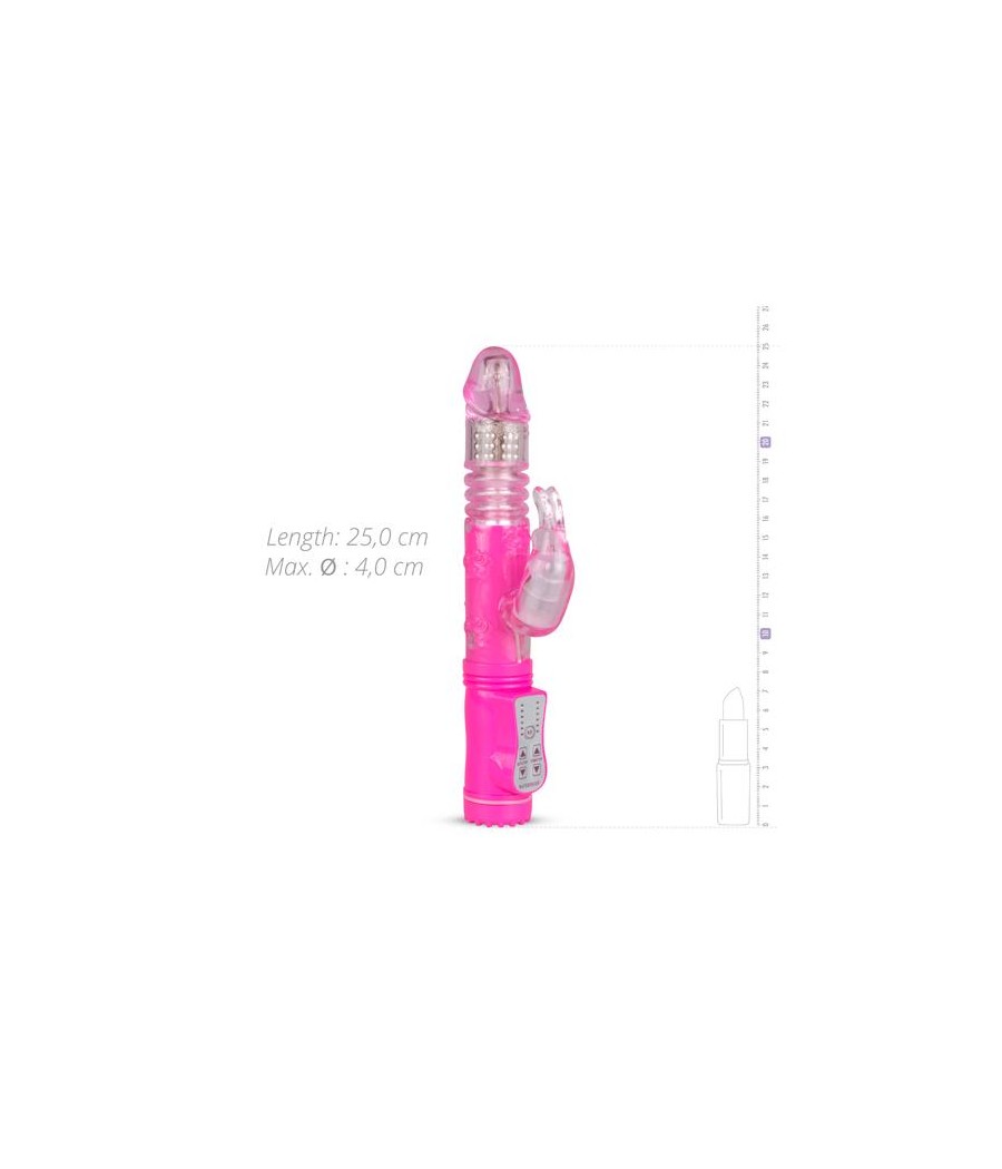 Vibrador Percutador y Bolas Rotadoras Rosa