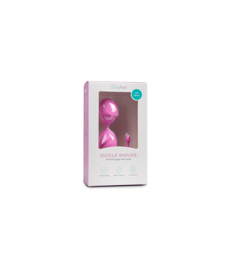 Bolas Kegel Silicona Rosa